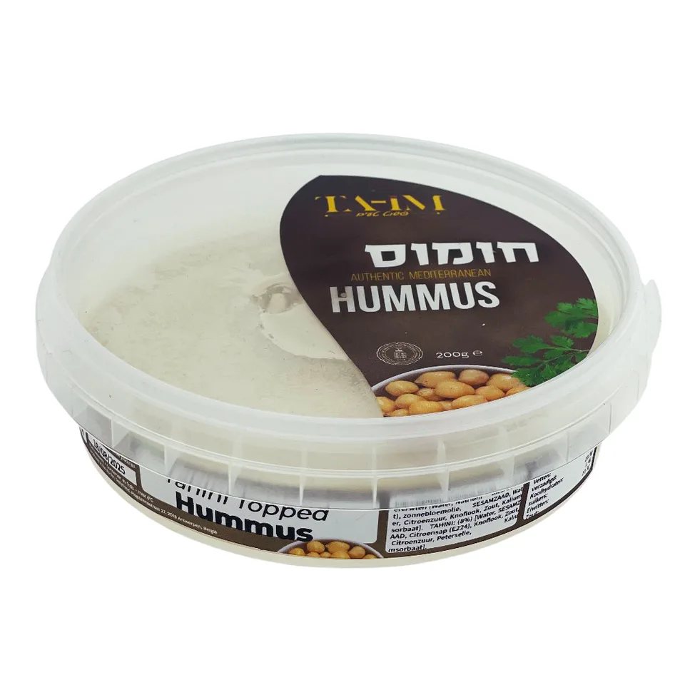 ta-im, tahini topped hummus 380g (France)
